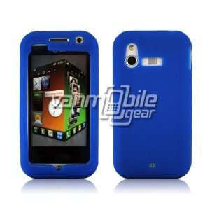BLUE SOFT SILICONE CASE + LCD SCREEN PROTECTOR + CAR CHARGER for LG 