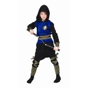  Ninja Ranger   Blue, Child   Large Costume Toys & Games