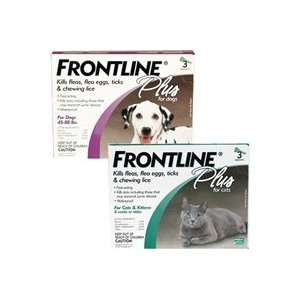  Frontline Plus 3 pack Blue, Dog 1.34ml 23 44 Lbs Kitchen 
