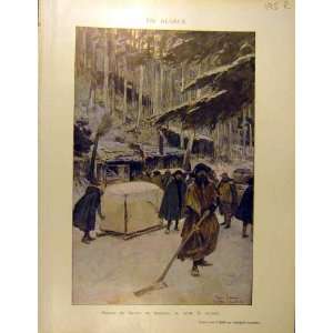    1916 Alsace Ww1 War French Print Ampfersbach Thann