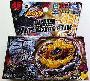   Tomy Beyblade BB 119 Death Quetzalcoatl 125RDF 4D System US Seller