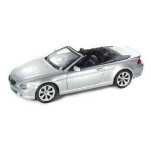  BMW 645CI Convertible 1/18 Silver Toys & Games