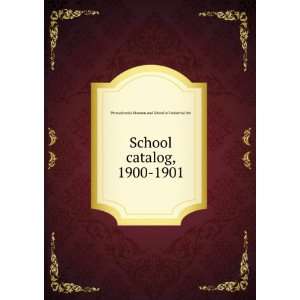  Textile school catalog, 1900 1901 Pennsylvania Museum and 