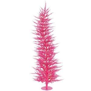  Vickerman 4 Foot Pink Laser Christmas Tree