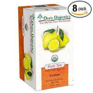 Oras Organics Lemon New, 1.06 Ounce Boxes Kosher for Passover 