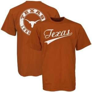   Texas Longhorns Focal Orange Dual Graphic T shirt