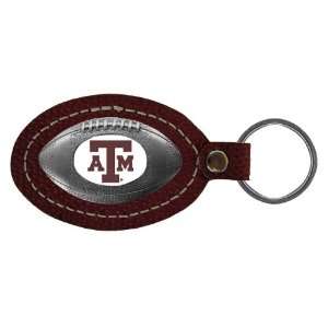  Texas A&M Leather Football Key Tag