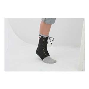    Lace Up Ankle Support in Black Size Medium