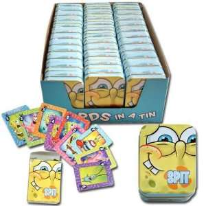 Sponge Bob Mini Card Game In Tin Case Pack 36 Everything 