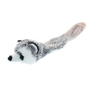   Bouncy Burrow Raccoon 20 Inch No Stuffing Dog Toy