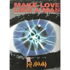  Sheet Music Make Love Like A Man Def Leppard 125 