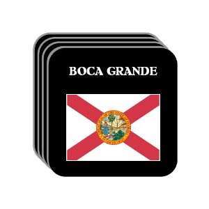  US State Flag   BOCA GRANDE, Florida (FL) Set of 4 Mini 