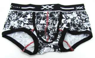   Men’s Sexy Flower print Underwear Big Boxers Briefs Bulge Pouch XS~L