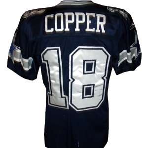 Terrance Cooper #18 Cowboys Game Issued Navy Jersey (Size 46) (Tagged 