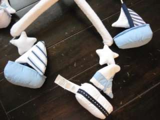  KIDS CHASE SAILBOAT CRIB MOBILE~BABY~NEW~INCLUDES CRIB ARM~  
