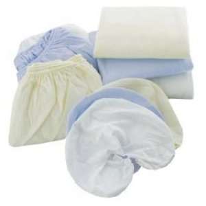  BodyWorks White Cotton Flannel Sheet Set Health 