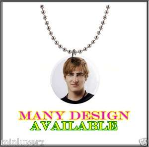 New Big Time Rush BTR 1 Button Necklace  