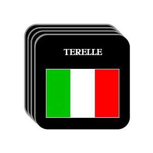  Italy   TERELLE Set of 4 Mini Mousepad Coasters 