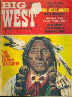 1968 Big West Magazine Jesse James Murdered? Native  