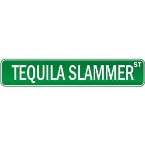 New  Tequila Slammer Street  Drink / Drunk / Drunkard Street Sign 