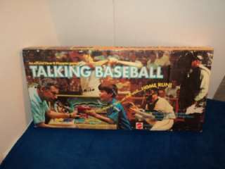 Vintage 1971 Mattel TALKING BASEBALL Game VERY RARE w Box  