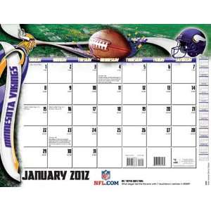  Turner Minnesota Vikings 2012 22x17 Desk Calendar Sports 
