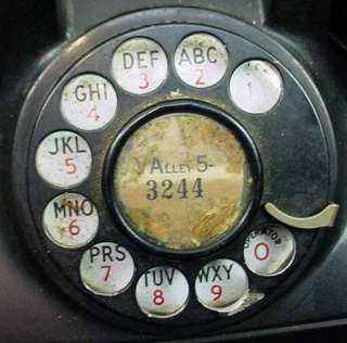   Black Bakelite Northern Electric Telephone Desk Phone 1922 1935  