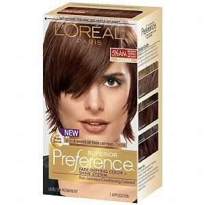 Oreal Preference Fade Defying Color & Shine System, Permanent, Medium 