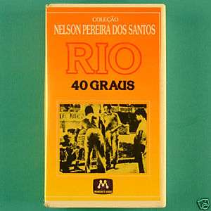 VHS NELSON PEREIRA DOS SANTOS RIO 40 GRAUS DRAMA BRAZIL  