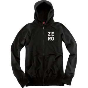  Zero Numero Zip Hooded Sweatshirt [Medium] [Black] Sports 