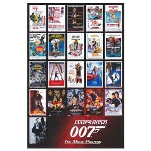 James Bond Movie Poster, 24 x 36 