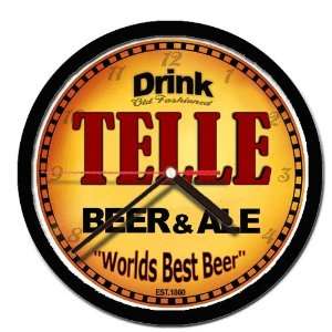  TELLE beer and ale cerveza wall clock 