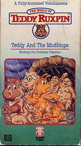 the world of teddy ruxpin TEDDY AND THE MUDBLUPS volume 11 VHS  