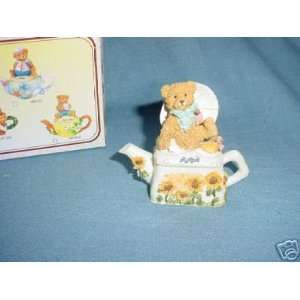  Oxford Mint April Bear Teapot Trinket box 