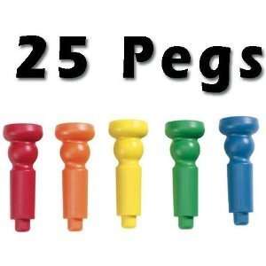  Stacking Pegs (25 pieces) Toys & Games