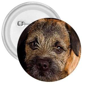 border terrier 3 3in Button E0665