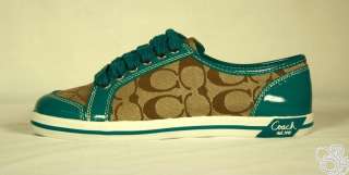   Sig C Crinkle Khaki/Teal Womens Sneakers Shoes A1002 size 10  