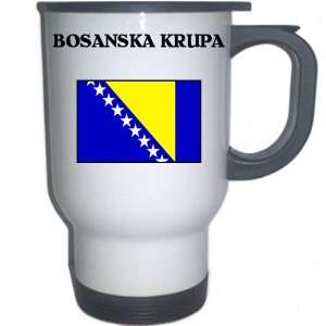  Bosnia   BOSANSKA KRUPA White Stainless Steel Mug 