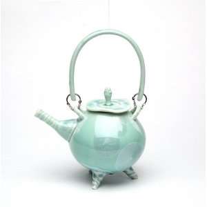  Spring   Crystalline Teapots   Celadon Green Teapot