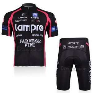 2012 Style Lampre cycling jersey Set short sleeved jersey tenacious 