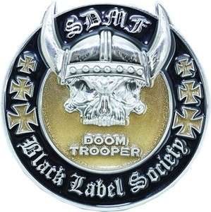 Black Label Society Doom Trooper Belt Buckle original  