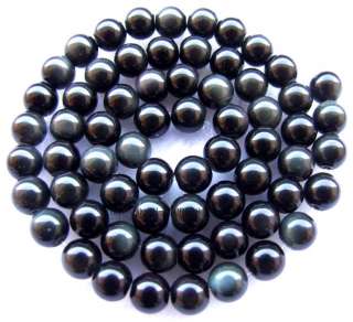 AAA 6mm Black Obsidian Round gemstone Beads 15