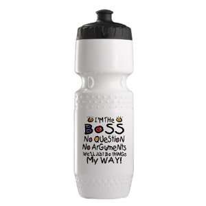  Trek Water Bottle White Blk Im The Boss Well Just Do 