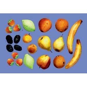  Vintage Art Painted Fruit   07625 9