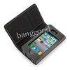 New FOR iPHONE 4 4G 4S Black Card Holder WALLET LEATHER FLIP CASE 