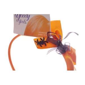  Goody Girls Orange Halloween Headband Bow Beauty