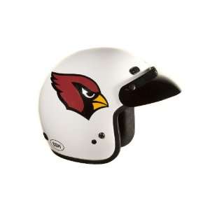 Brogies Bikewear NFL Arizona Cardinals Motorcycle Three Quarter Helmet 