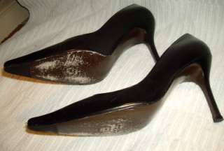 STUART WEITZMAN~Black Kid Leather PRINCESS Classic Pumps Heels 10M 