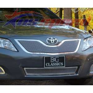  2010 2011 Toyota Camry Chrome Wire Mesh Grille 2PC   E&G 