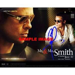  Brad Pitt MR AND MRS SMITH signed COLLAGE poster 2 